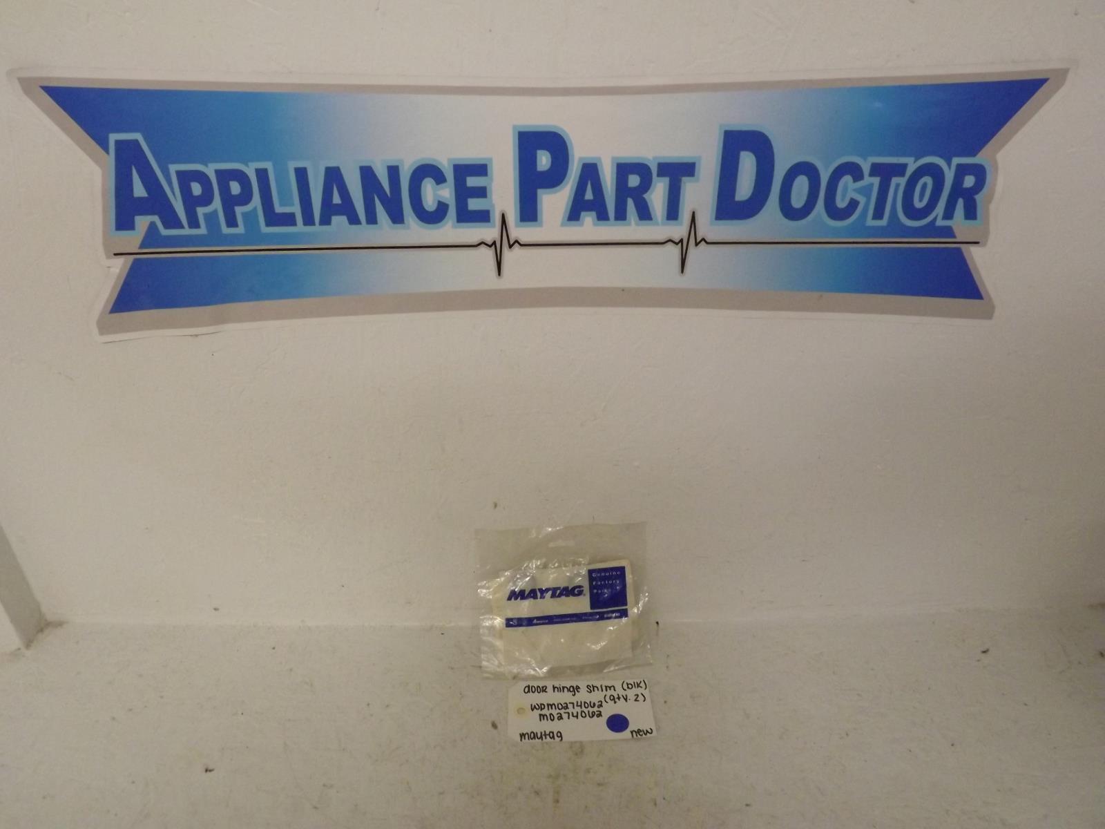 Maytag Refrigerator WPM0274062 M0274062 Door Hinge Shim (Qty. 2) New Maytag Refrigerator WPM0274062 M0274062 Door Hinge Shim (Qty. 2) New